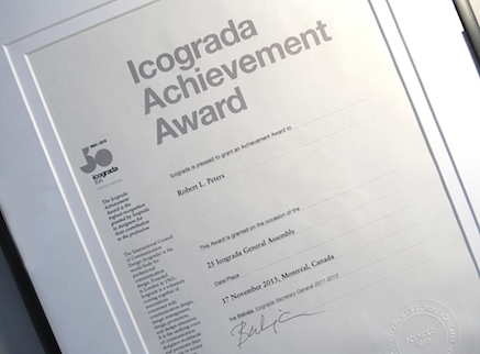 Icograda_Achievement_Award_Robert_L_Peters